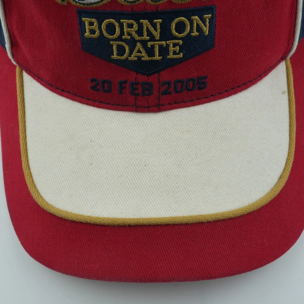 Chase Authentics Budweiser NASCAR‎ Dale Earnhardt Jr 8 Hat Red Navy OSFA Strap